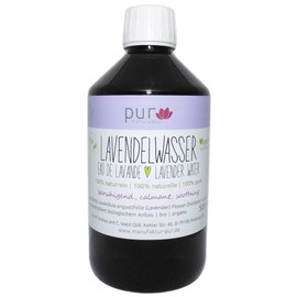 500 ml Lavender Water Organic Natural 100% Pure Organic Lavender Water