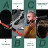 NICEMOVIC Barber Clipper Cleaning Brushes, 10 Pcs Plastic Handle Nylon