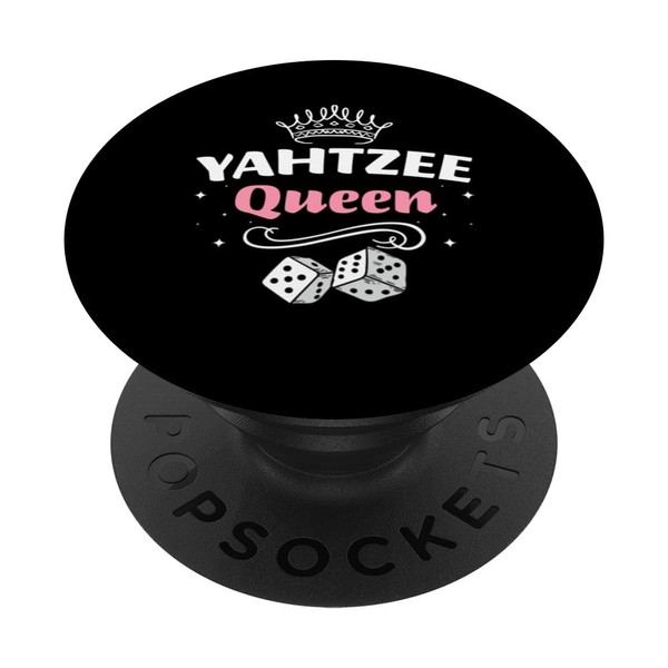 Yahtzee Queen Dice Game Night PopSockets with Interchangeable PopGrip