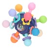 Baby Sensory Teething Toy Grasping Activities Bright Colors Silicone Soothes
