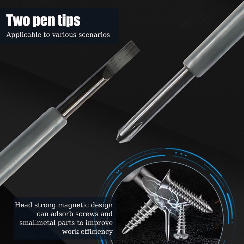 4-Piece 2-in-1 Electrical Tester Screwdriver Set - Non-Contact Voltage Tester