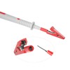 Goupchn Insulated Alligator Clips Electrical 4PCS Red Black Crocodile Clamps