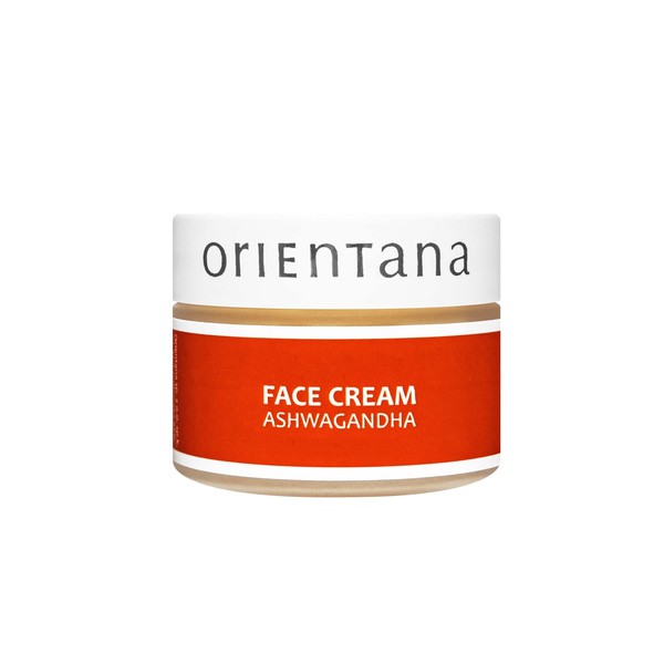 Orientana - Face Cream with Ashwagandha | Indian Ginseng | 99.7% Natural Vegan Organic Anti-Ageing & Wrinkle Moisturiser for Women with Mature Sensitive Skin | Slows Skin Ageing - 40 g