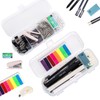 123 Pcs Office Supplies Kit with Desk Organizers, Office Stationery