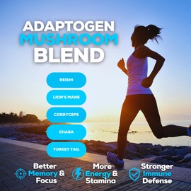 MUUK' SPICED COFFEE | Organic Mushroom Coffee | Cacao, Cinnamon & Cardamom | Adaptogen Mushroom Blend | Better Focus, More Energy and Stronger Immune Defense | 4.7oz (135g) 30 Servings