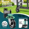 Aclastool Gate Wheel, 13.1 Inch Overall Height, 6 Inch Wheel