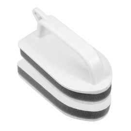 CHILDWEET 1 Set Multi Functional Handheld Cleaning Sponge Brush for Bathroom Kitchen for Tiles Ceramics Food Surfaces Convenient Portable Design Includes Replacement Head