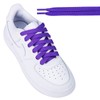Olukssck 1 Pair Flat Shoe Laces for Sneakers, 2/5" Wide