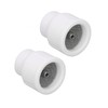 2Pcs Tig Welding Cups White Ceramic Welding Torch Cup Ceramic