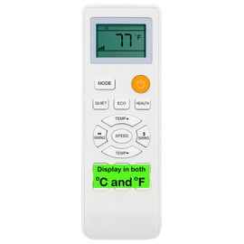 Replacement Remote Control for Traiden Air Conditioner EMTCS121M CMTCS121M EMTHS121M CMTHS121M EMTCS122M CMTCS122M EMTHS122M CMTHS122M EMTCS182M CMTCS182M EMTHS182M CMTHS182M EMTCS242M CMTCS242M