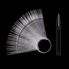 100pcs GOGOONLY Nail Display Sticks Transparent Stiletto Tips Nail Art