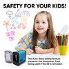 POWERME Battery-Operated Electric Pencil Sharpener for Kids, School, Home, Office