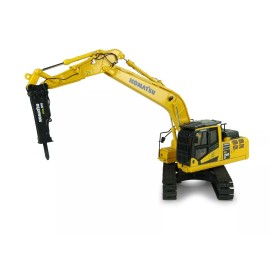 Universal Hobbies 1:50 Komatsu PC210LC-11, Hammer Drill Diecast Excavator UH8140