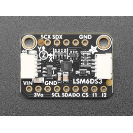 Adafruit LSM6DS3TR-C 6-DoF Accel + Gyro IMU, STEMMA QT/Qwiic, 4503