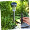 Mipcase Solar Light Ground Stakes Replacement Durable Outdoor Stakes for
