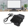 One Handed Gaming Keyboard 7 Color RGB Backlight Ergonomic 35