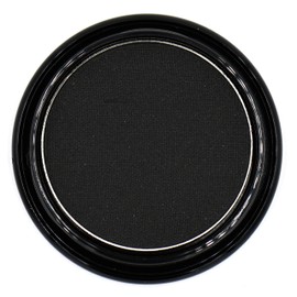 Pure Ziva True Black Night Smokey 100 Pure Jet Black Eye Shimmer Pressed Powder Single Eyeshadow; Talc, Paraben & Cruelty Free