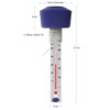 Floating Water Thermometer With Blue Float to Easily Read Water