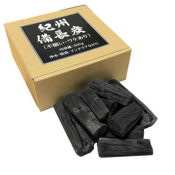 Kishu Binchotan Premium Ubameshi White Charcoal with Imperfections and 10.6