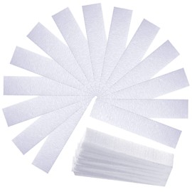200 Pieces Eyebrows Small Wax Strips Kit Hair Removal Wax Paper Facial Waxing Strips Epilating Waxing Pads for Women Girls Men Eyebrow Body Face Arms Lip, 0.4 x 2.4 Inches, White (200 Pieces)