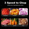 3-Speed Electric Food Processor: Meat Grinder, Vegetable Chopper & Baby
