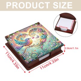Tontut DIY - Kit de pintura de diamante para manualidades, caja de notas, forma especial de diamante, estilo único, diseño de caja de notas, opción de regalo perfecta para el día del profesor, otros