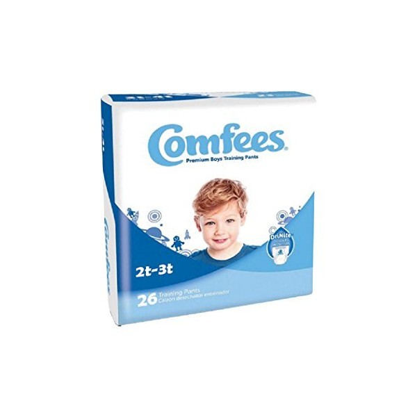 Comfees Disposable Boy Training Pants Stretchable 2T to 3T Up to 34 lbs CS/156