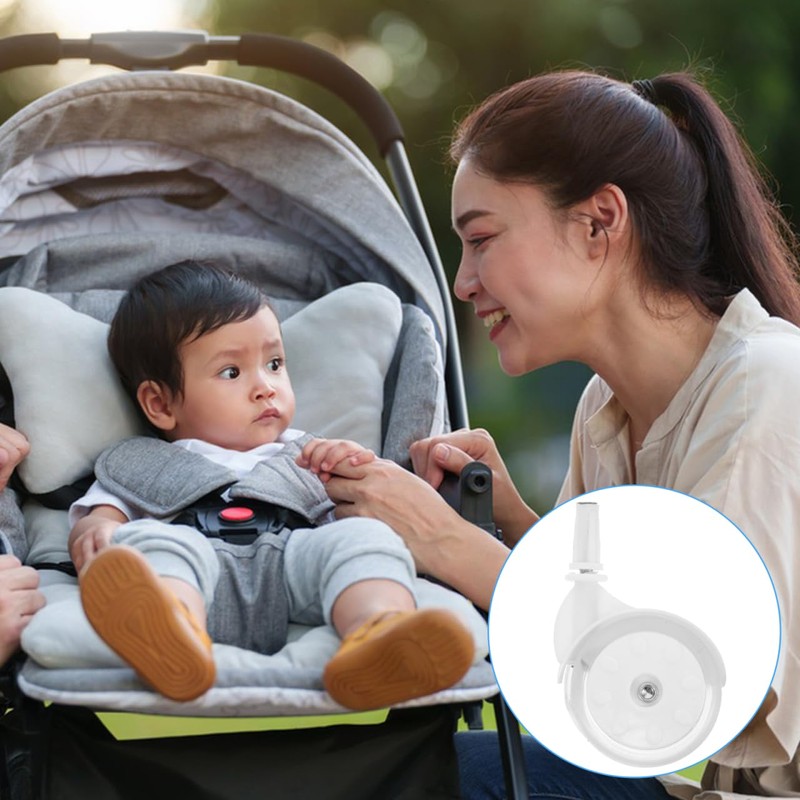 ORFOFE Baby Walker Replacement Wheels 4-Pack Universal Fit Smooth Rolling