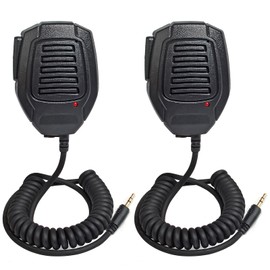 HYS Remote Speaker Microphone, Walkie Talkie Shoulder Mic with PTT for Cobra 2.5mm Microtalk Radio 1 Pin MT200 MT525 MT550 PR375 PR385 CX105 CX112 CXT145 CXT235 CXT345 CXT545 CXR925 Two Way Radio