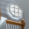 Autotech Park Precut Modern Mosaic Octagon Window Film Shade, Self