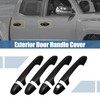 X AUTOHAUX 8pcs ABS Exterior Side Door Handle Cover Trim