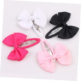 Beavorty Girls Kids Hairpin Set 12 Dot Bow Clips for Hair Bows Headband and Bangs