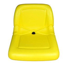 TRAC SEATS Yellow Seat for John Deere X300 X300R X304 X320 X324 X340 X350 X350R X354 X360 X370 X380 X384 X390 X394 Replaces AM136044 AUC11188 AUC13500
