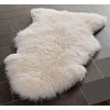 Super-Thick Wool Genuine Sheepskin Rug, white, Large (105 x 65