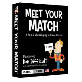 Meet Your Match - The Fun & Challenging 9-Piece Puzzle/Game/Brainteaser