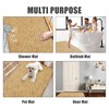 HOMBYS 58x32 Extra Large 100% Bamboo Shower Mat for Shower