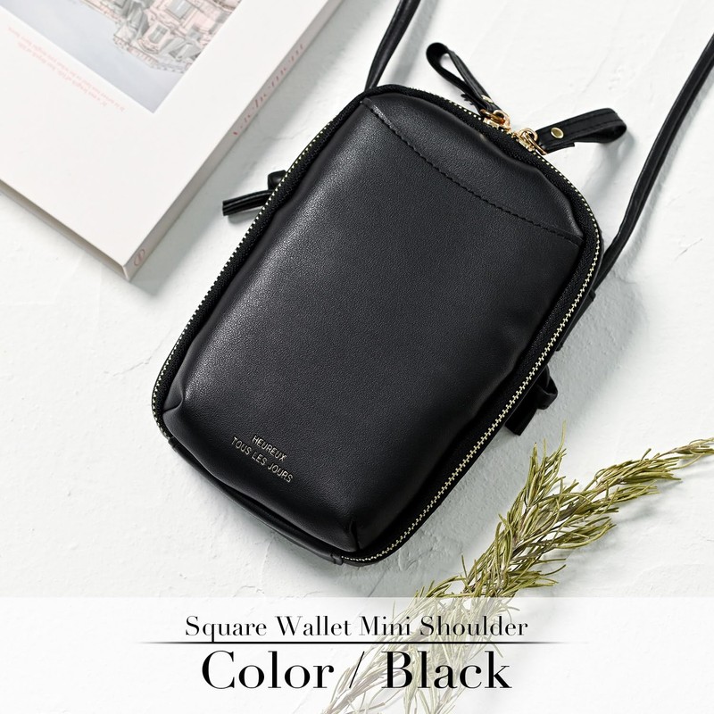 [ナル] お財布ショルダー スマホショルダー レディース お財布ポシェット 財布 一体型 ショルダー スマホ 入る