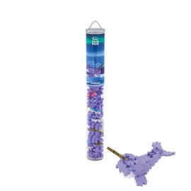 Plus-Plus Creative Building Blocks Tube, Narwhal, Ingenious Construction Toy, 100 Pieces, 300.4239