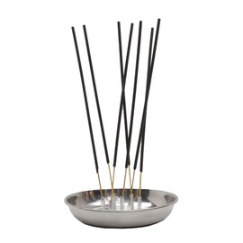 Stainless Steel Incense Holder with ash Catcher Plate Stainless Steel Incense Holder Stainless Steel Agarbatti Stand Traditional Religious and Spiritual Use and Also for Ethnic Festival for Multipurpo