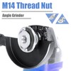 Mesee 2 Pieces M14 Quick Clamping Nuts Angle Grinder Locking
