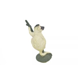RI NOVELTY Lemur, Silky Sifaka Plastic Animal Toy Realistic Figure Model Painted F1776 B129