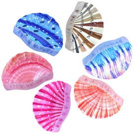 Seashell Hair Claw Clip for Women, Beach Wedding Hair Accessories, Summer hair clips Non-Slip Shell Design (Simulation series)