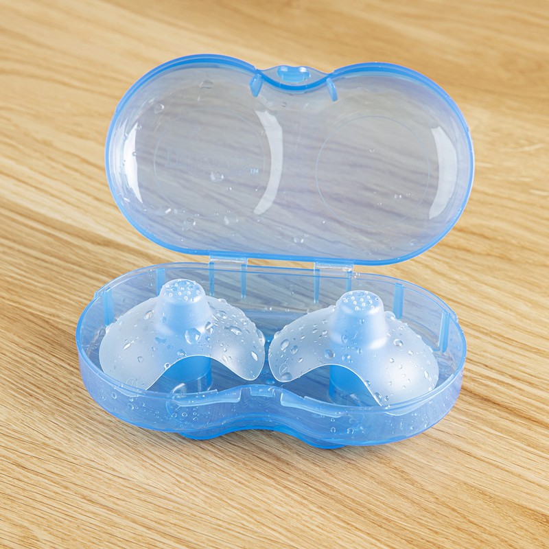 Dr. Brown's Protector de pezón con funda esterilizadora tamaño 2,