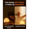 Sunrise Alarm Clock with Sound Machine - Wake Up Light,