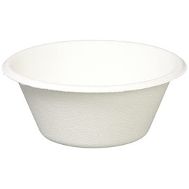 Nagao 3289681 Disposable Paper Tableware Bowls 4.4 inches (11.2 cm), Set of 50