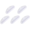 5Pcs White Toothpaste Squeezer,Plastic Toothpaste Tube Squeezer Dispenser,Toothpaste Clips for