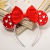 Eissya - Diadema de Minnie Ears, diadema de moda, corbata