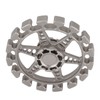 Metal Fingertip Gyroscope Round Shaped Reduce Anxiety Rotating Decompression Toy