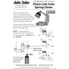 Chain Link Gate Spring Closer (1-3/8" X 1-7/8" Econ) -