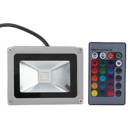 10W RGB LED Colorful Flood Light Spotlight Outdoor with Remote Control